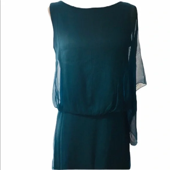 max and cleo one shoulder dress Max & Cleo One Shoulder Blue Mini Dress 2